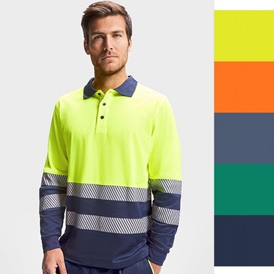 Roly Workwear Poloshirt Atrio Longsleeve HV9319 Herren Poloshirt NEU