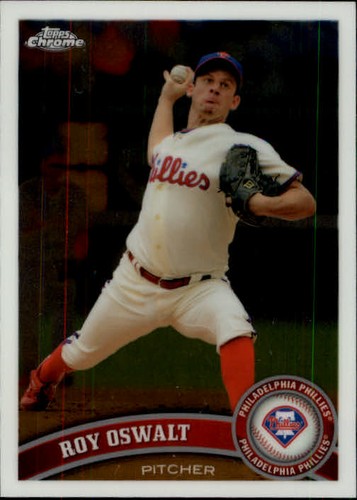 2011 Topps Chrome Roy Oswalt #125 card