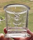 Antique Child’s Glass Mug-Harp & Bird with Eggs in Nest — photo 2