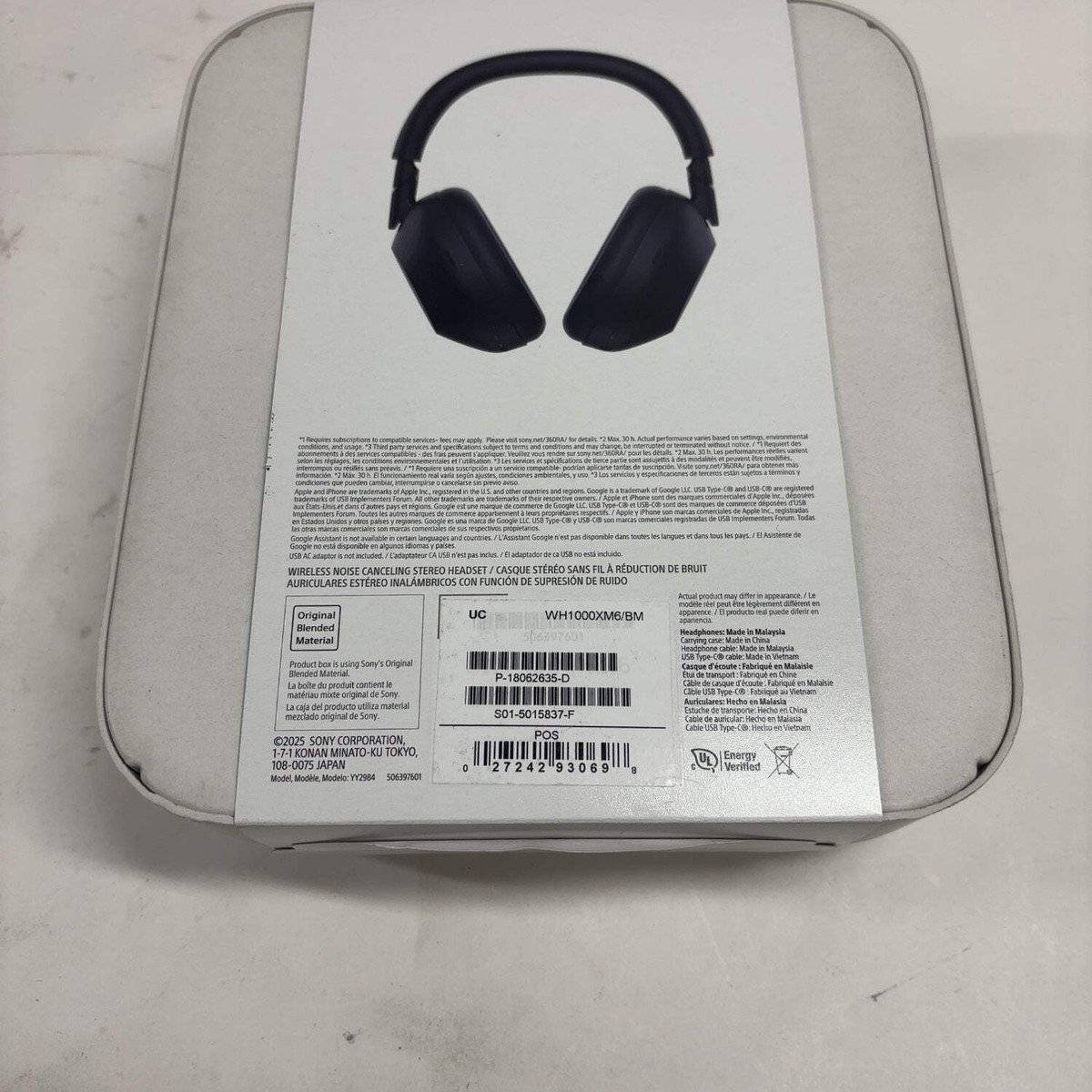 Sony WH-1000XM6 Noise-Cancelling Wireless Headphones Black