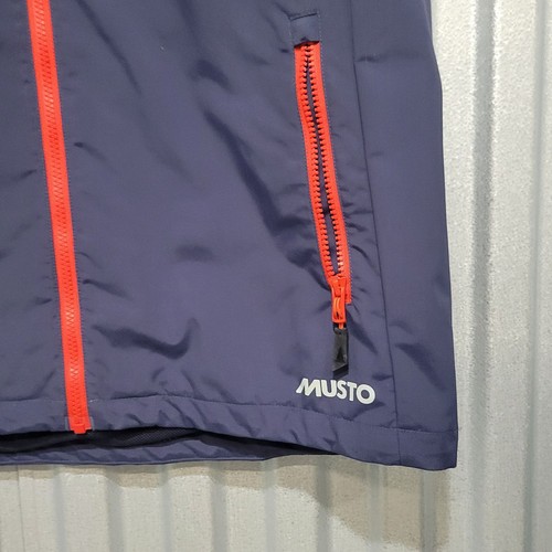 Chaleco softshell azul marino Musto BR1 para hombre talla L vela exterior - Imagen 2 de 7