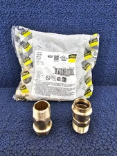 (QTY 10) Viega 79230 ProPress 3/4" x 3/4" Bronze Adapter P x MPT - Zero Lead