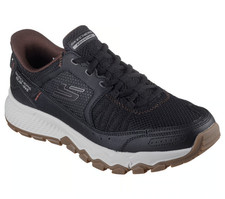 Skechers Shoes Men's Black Slip Ins Trail Hike Comfort Casual Memory Foam 237634