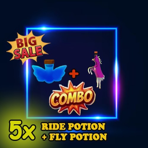 Ride Potion + Fly Potion Combo |Cheap Price | Get Now | Trusted Seller