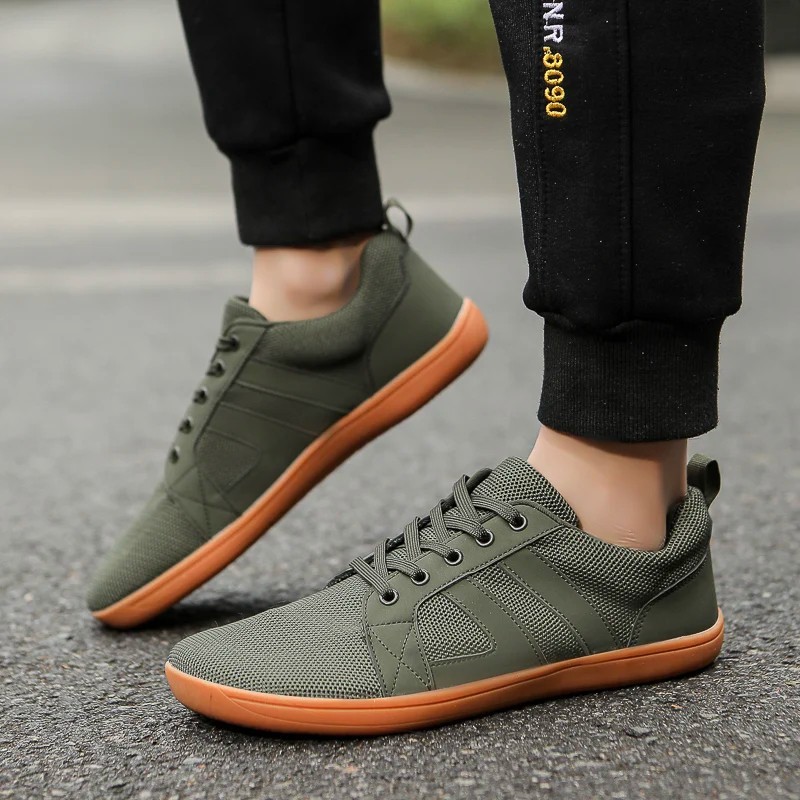 SAOLA Scarpe a piedi nudi punta larga uomo donna casual jogging passeggio sportive sneakers