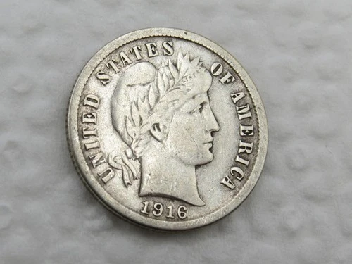 1916-S Barber Dime — photo from another recent sale