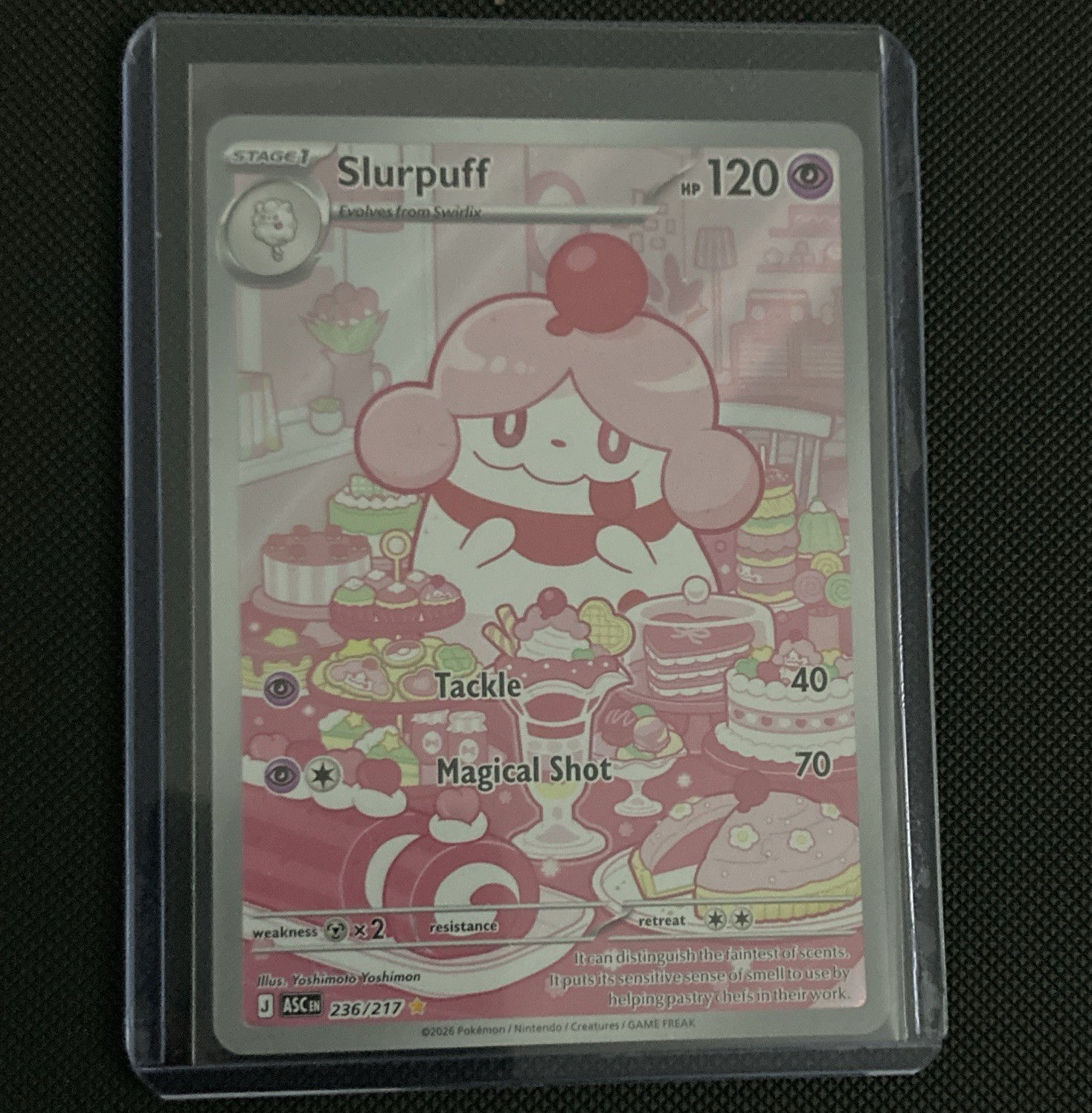 Slurpuff 236/217 Illustration Rare Holo Ascended Heroes English