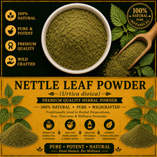 Nettle Leaf Powder Urtica dioica Premium Herbal Powder Tea Wellness USA
