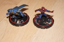 Heroclix Lot of 2 Promo Spider-Man 111 & Batman 120 Loose