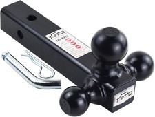 Trailer Receiver Hitches Tow Hitch Black Triple Ball Mount For 2 Inch Receiver Trailer Receiver Hitches Tow Hitch Black Triple Ball Mount For 2 Inch Receiver