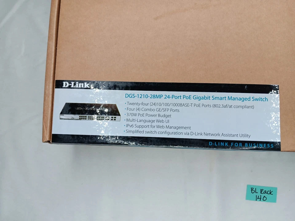 D-Link 28-Port Gigabit Smart Managed PoE+ Switch, DGS-1210-28MP - Image 2 of 4