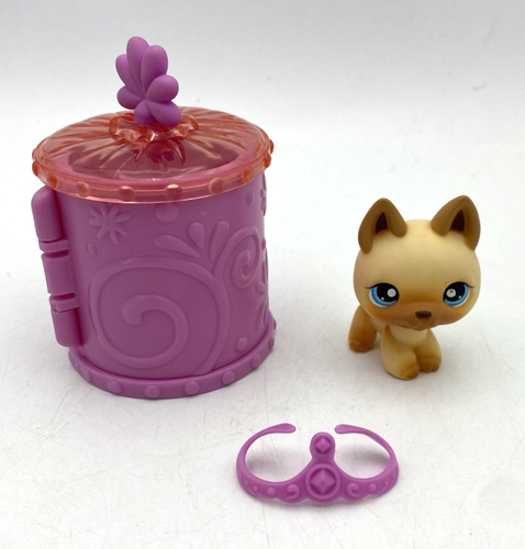 AUTÉNTICO LPS Perro #212 Littlest Pet Shop Pastor Alemán Mascotas Portátiles - Imagen 2 de 6