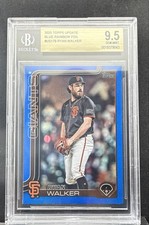 Ryan Walker 2025 Topps Update Series #US179 Blue Rainbow Foil 141/150 BGS-9.5