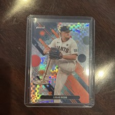 Topps 2024 Finest Logan Webb Checkerboard Refractor #64 San Francisco Giants