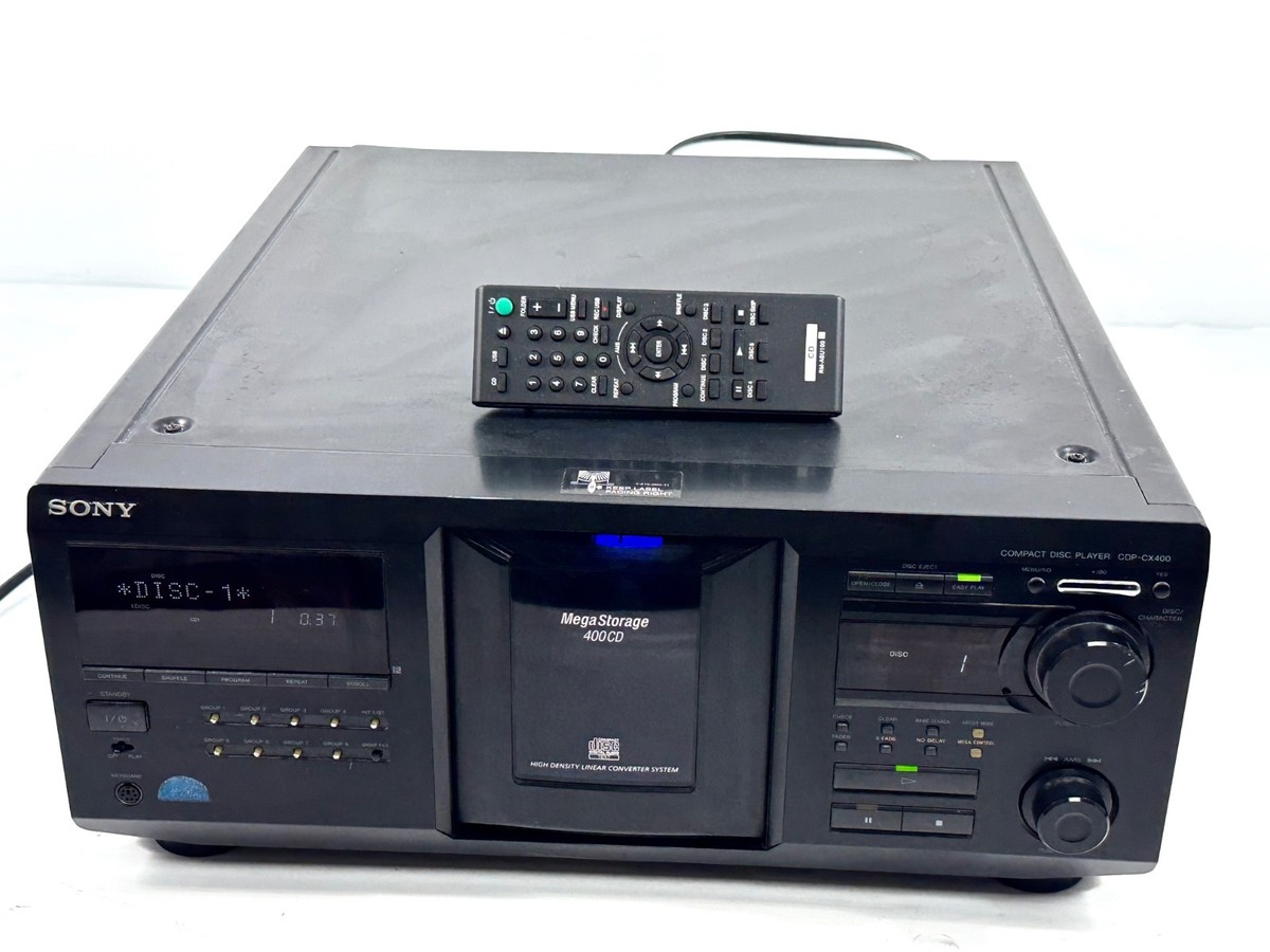 Pro Refurb} Sony CDP-CX400 MegaStorage 400 CD Changer + Remote