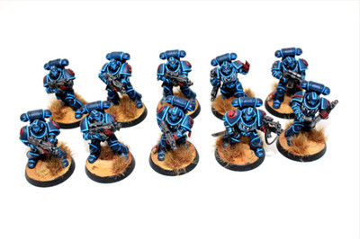 Warhammer Space Marines Primaris Intercessors Well Painted JYS70