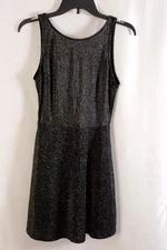 Divided by H&M Black Shimmery Sleeveless Low Back Sexy Dress Women’s Size 6