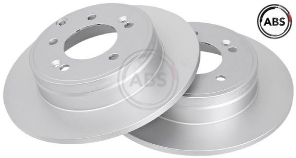2X Bremsscheibe A.B.S. 17678 2 Bremsscheiben Hinterachse Hinten FüR Hyundai-image