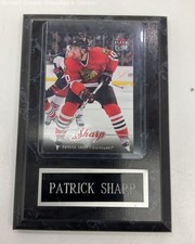 Chicago Blackhawks Patrick Sharp Player Sports Card Plaque