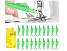 21-Piece Automatic Needle Threader Tool Set For Sewing Machine & Hand Sewing Yel