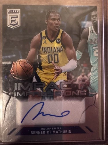 2023-24 Donruss Elite - Impact Impressions Bennedict Mathurin #II-BEN (AU)