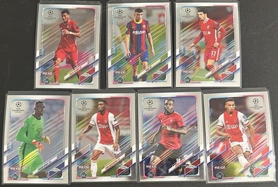 2020 Topps Chrome X Steve Aoki UEFA Champions League  (7 RC LOT) 