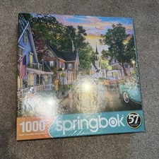 Springbok's 350 Piece Jigsaw Puzzle Blissful Borough - Made in USA