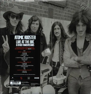 2xLP Atomic Rooster On Air-Live At The Bbc 180G, WHITE VINYL, SPECIAL EDITION