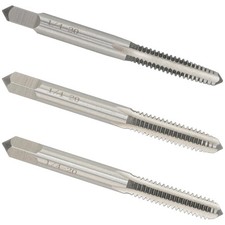 3 PCS 1/420 Inch UNC Hand Tap Right Hand 1/4x20 Threading Tool Set Equipment