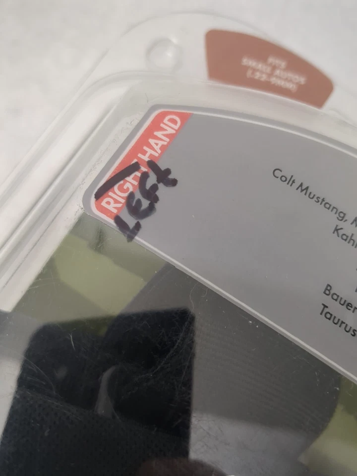 Uncle Mike's 战术踝皮套 尺寸 10 88101 LH 黑色 适合小型汽车 0.22-9 — 第 3/4 张图片