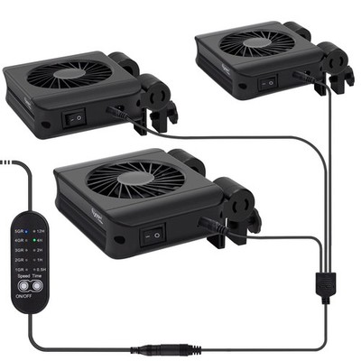 Hygger 3-Fan Aquarium Chiller Fish Tank Cooling Equipment Adjustable Silent
