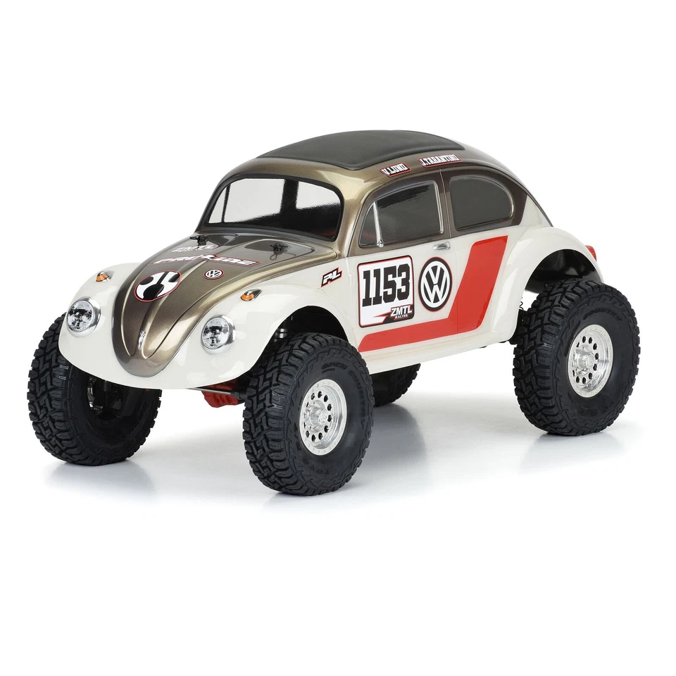 PROLINE Volkswagen VW Beetle Karosserie 1:10 unlackiert 12.3" Wheelbase Crawlers - Bild 2 von 4