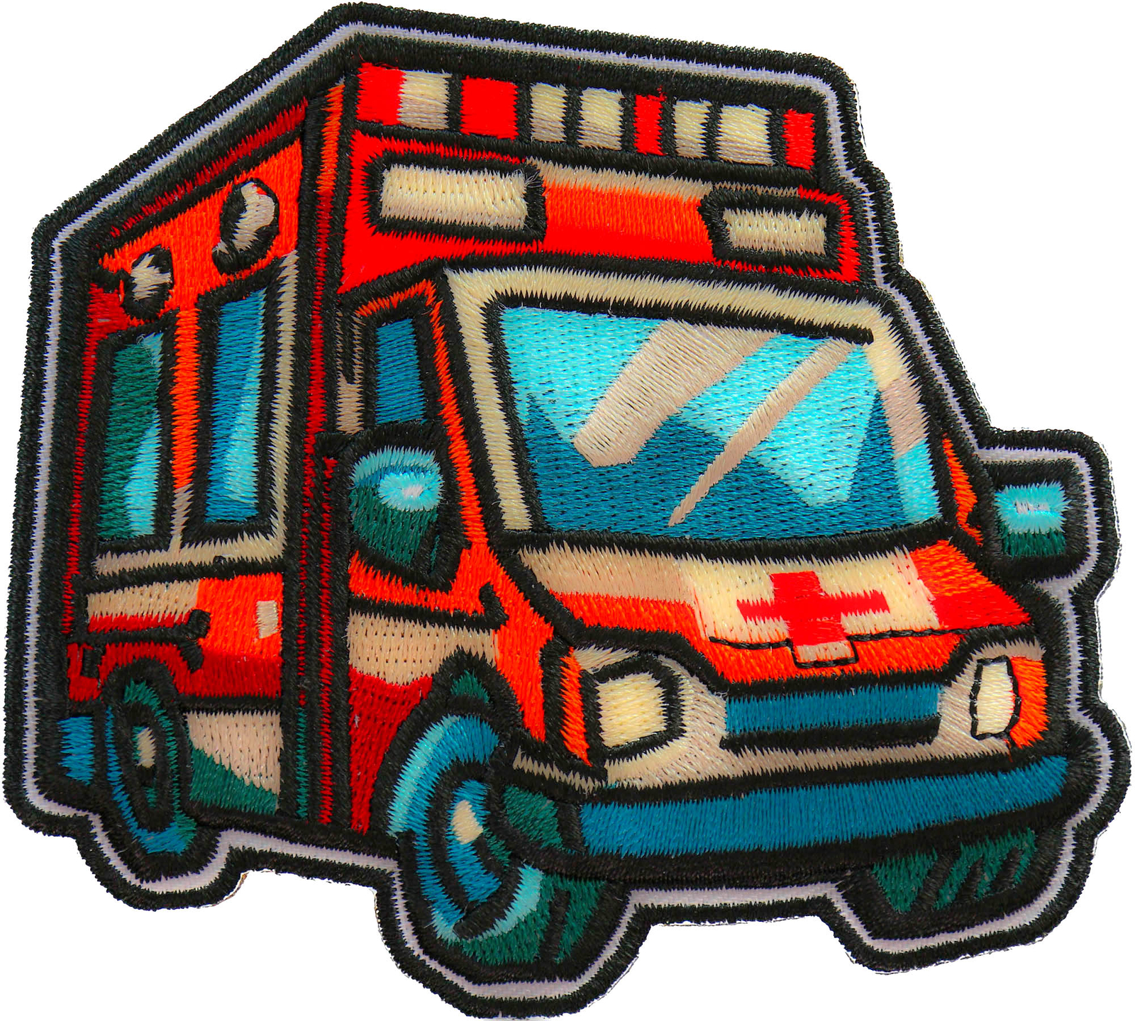 Ambulance Patch - 4x3.5 inch - P7675