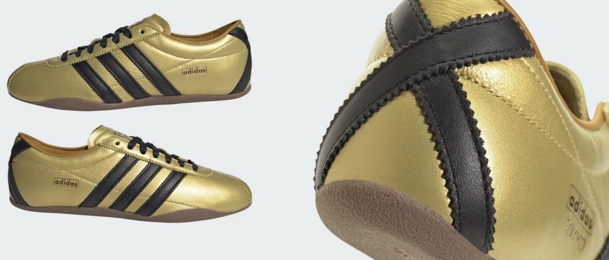 Adidas Tokyo Gold Metallic / Core Black women's sneakers