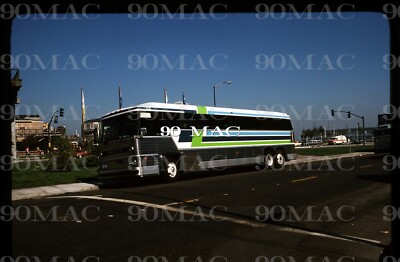 DELTA CHARTER. MCI BUS #115. Fresno (CA). Original Slide 1977.
