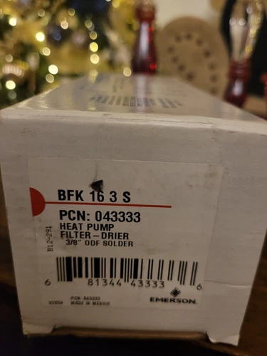 Emerson Heat Pump Filter Drier PCN: 043333  BFK163S