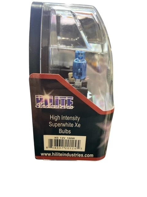 1 pair H3 Hilite 7000K Xenon Bulbs 12V 100W Shipping Free - Image 2 of 2