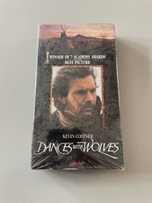 Dances With Wolves VHS Orion Factory Sealed Watermarked