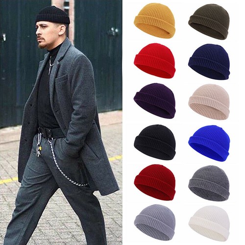 Winter Ribbed Docker Warm Knitted Skull 
