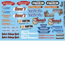 Home Town Sponsors 1:24 1:25 GOFER DECALS CAR MODEL 11076