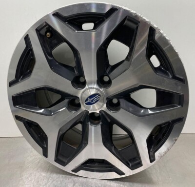 2020 SUBARU FORESTER OEM RIM FACTORY WHEEL 17'' X 7'' 6 Y SPOKE SCUFFS 28111SJ020