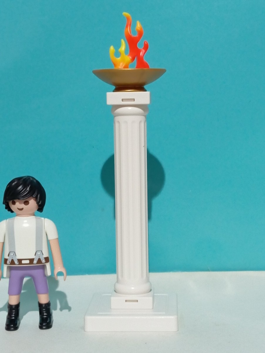 Figurine Playmobil Romain Avec Feu / Pebetero - Occasion, Pièce Détachée, Thème Romain/grec