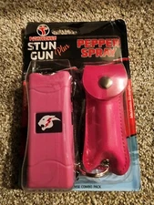 FIGHTSENSE Heavy Duty Stun Gun & Pepper Spray Combo  Self Defense