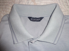 MEMBER'S MARK Stretch Pique Cotton Polo Shirt Men's Size M Grey Easy Care
