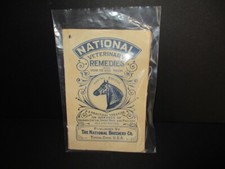 ORIGINAL early 1900s Veterinary Remedies Booklet Horses Cows Chickens Farm RARE!
