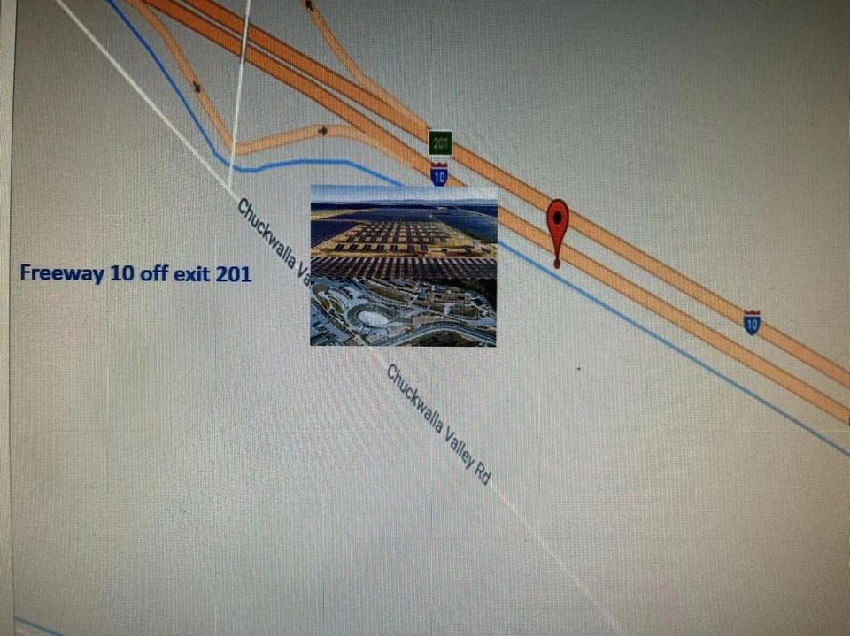 76.52 ACRE FWY 10 FRONT LAND RIVERSIDE CA92239 BEST FOR CRYPTO & EB5 INVESTORS - Image 2 of 4