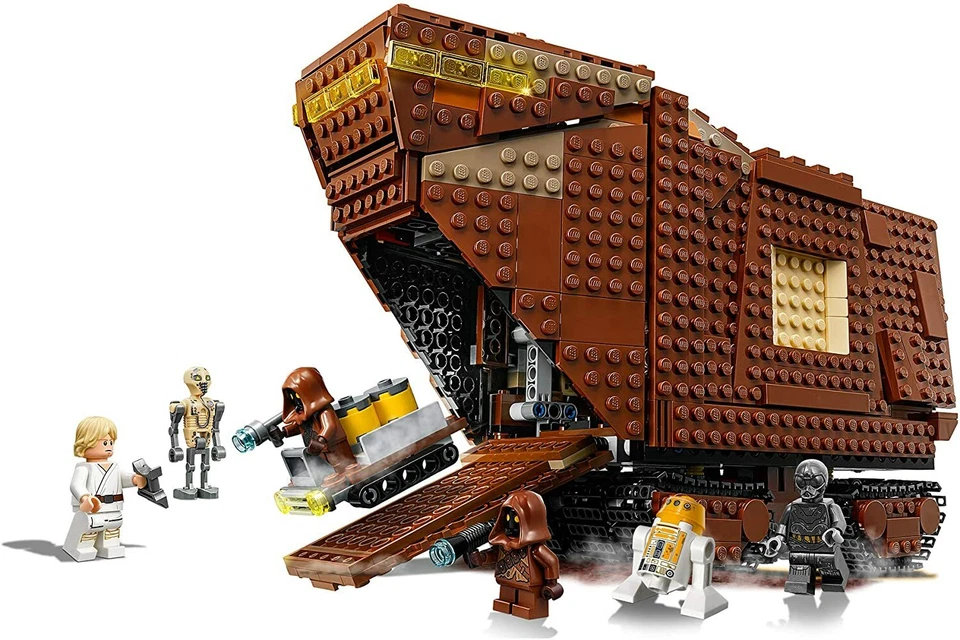 Lego Star Wars 75220 SANDCRAWLER Luke Skywalker Jawas RA-7 R5-A2 NEW Foto 2 de 4
