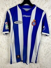 Camiseta deportiva de fútbol vintage Uhlsport RCD Espanyol 2008/09 Home Kit talla M