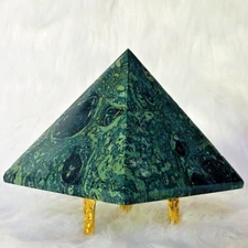 Large Kambaba Jasper Crystal Pyramid Feng Shui Meditation Healing GIFT 100MM