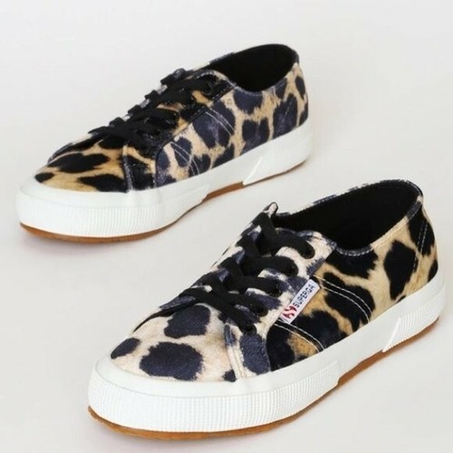 superga leopard print platform